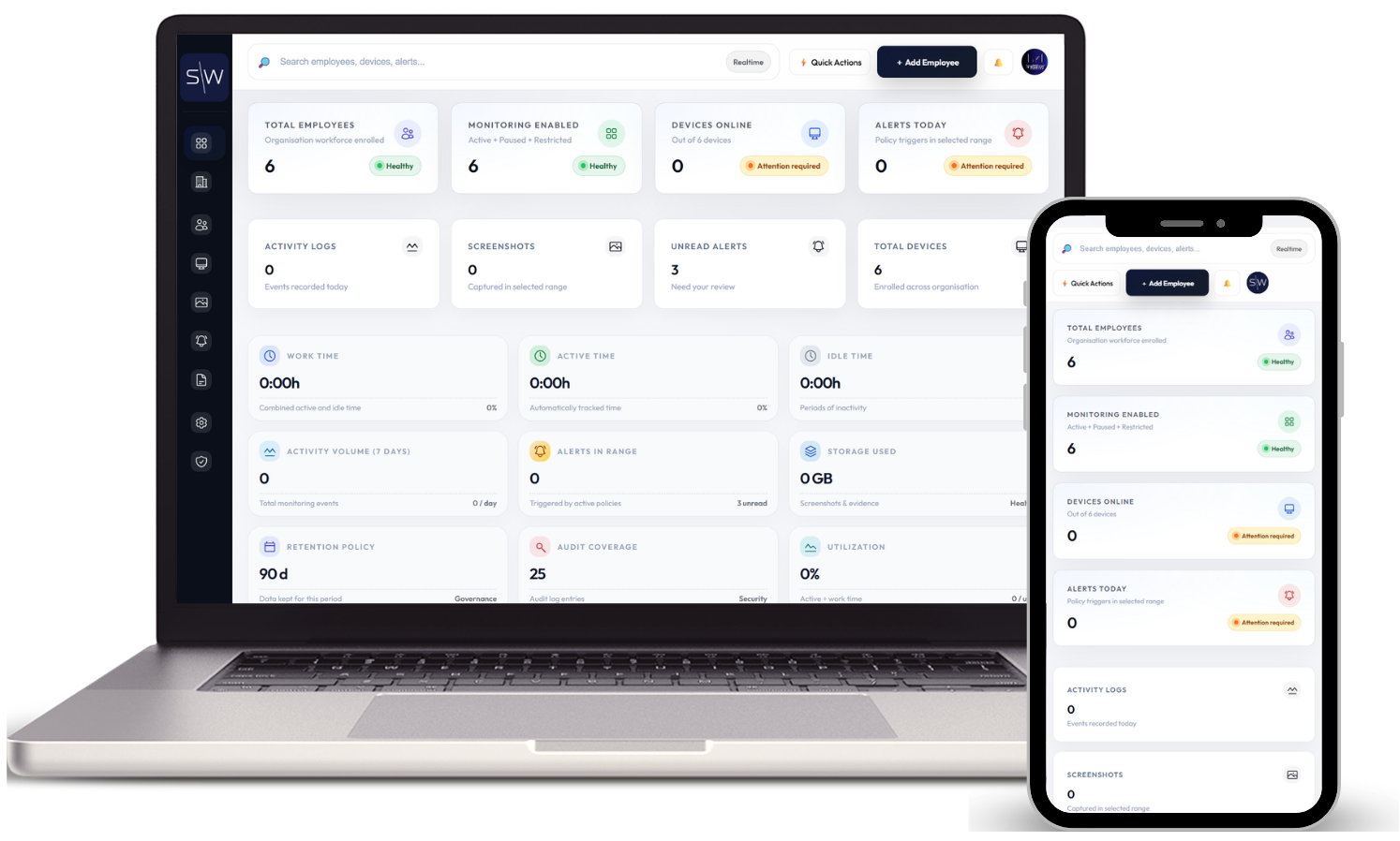 Sentriwork monitoring illustration